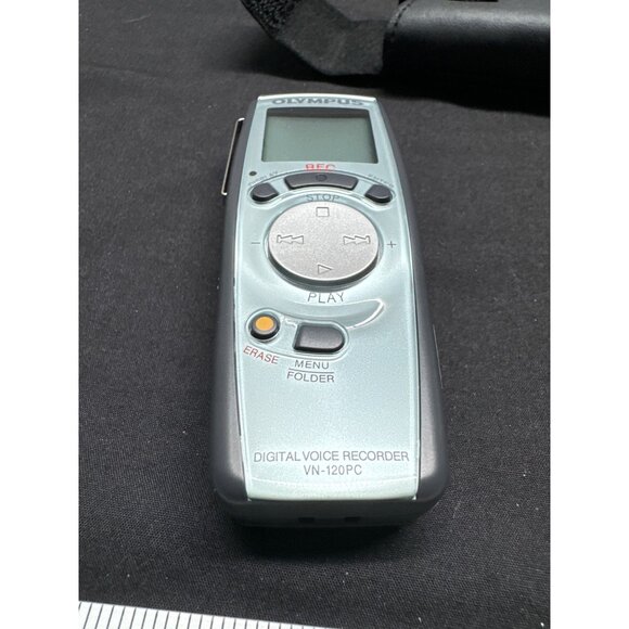 Olympus VN-120PC Digital Voice Recorder With Leather Case & Removable Clip - Picture 6 of 11